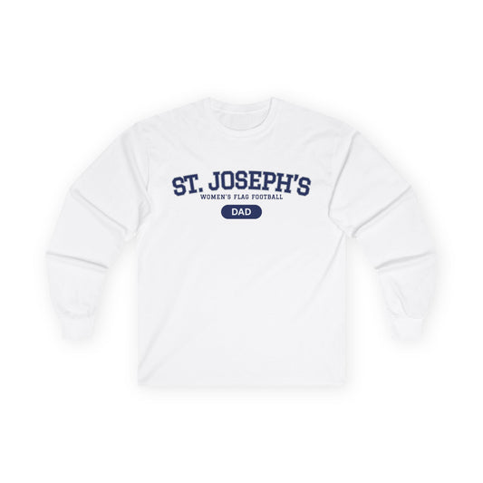 SJBK Varsity DAD Long Sleeve Cotton Tee