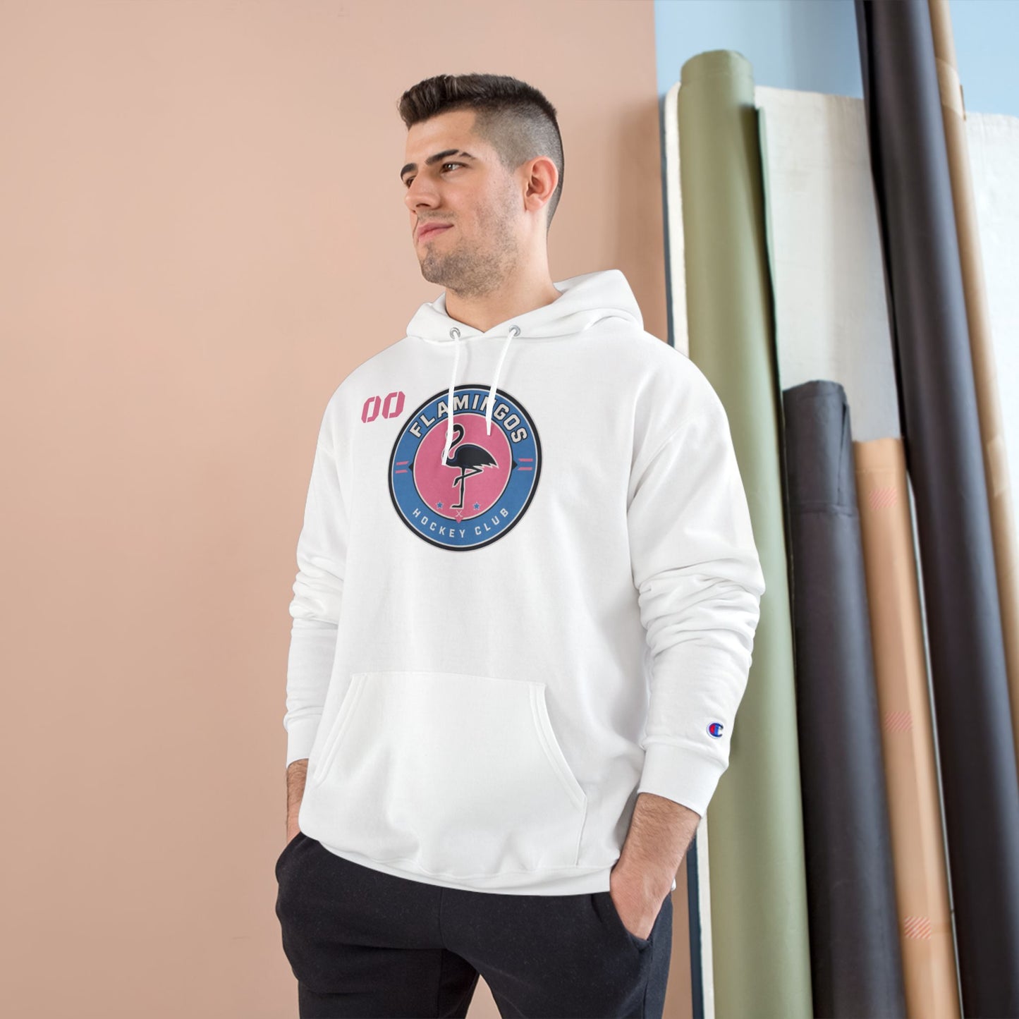 Flamingoes Champion Hoodie (Custom)