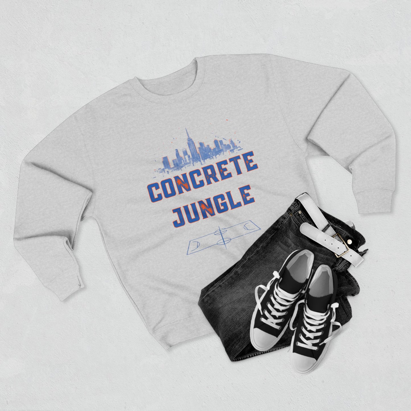 TrueKnicksFan "Concrete Jungle" Crewneck
