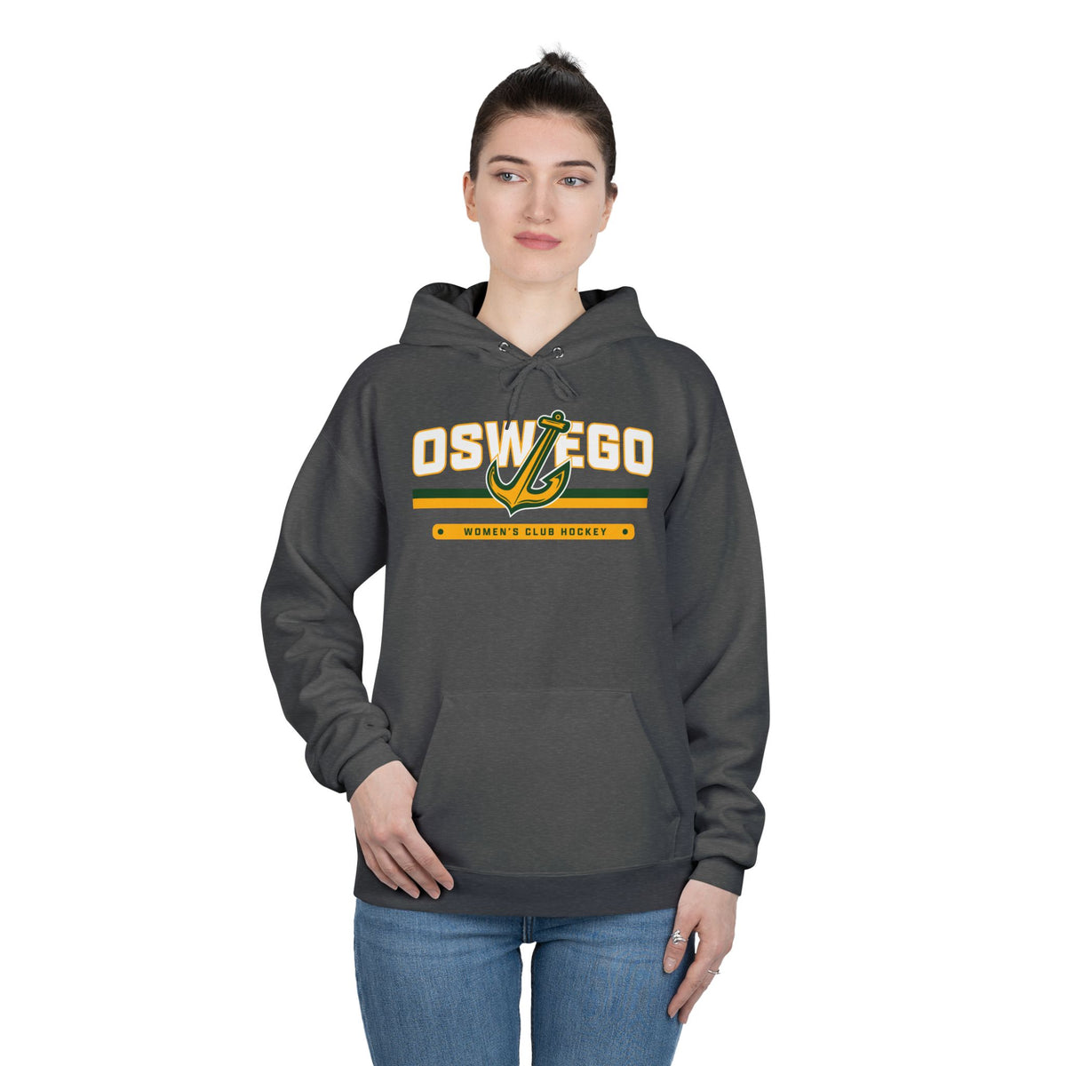 Oswego Women's Club Hockey Hoodie - Stripes