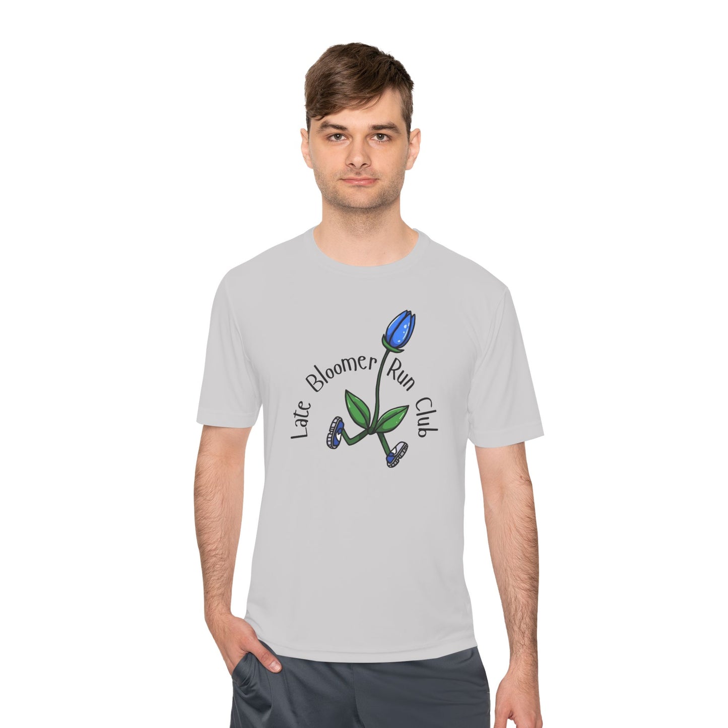 PT With JT - Washington State Late Bloomer Run Club Unisex Moisture Wicking Tee