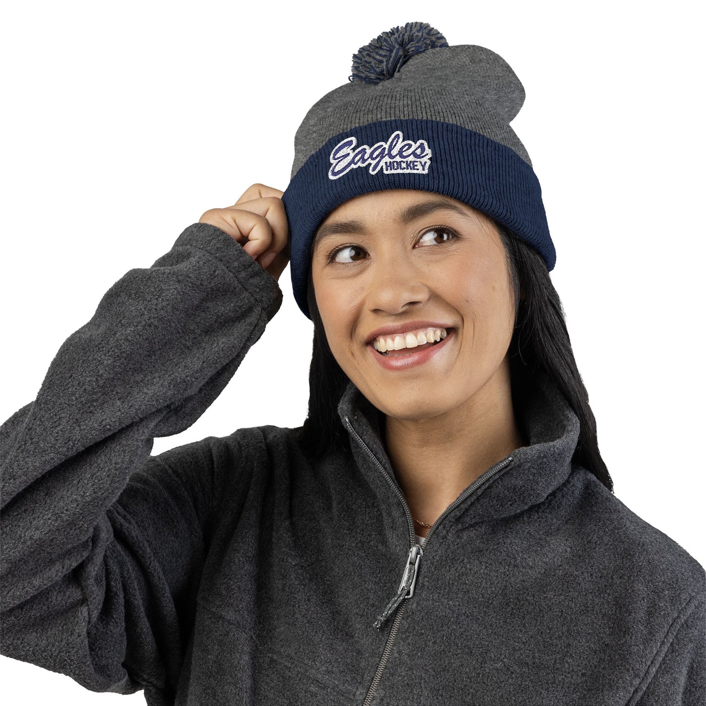 Bethpage Hockey Pom-Pom Knit Cap