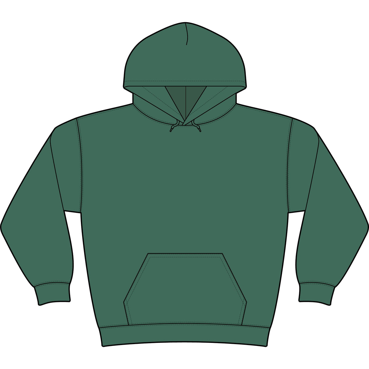 Oswego Women's Club Hockey Hoodie - Old Style