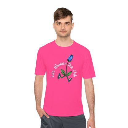 PT With JT - Washington State Late Bloomer Run Club Unisex Moisture Wicking Tee