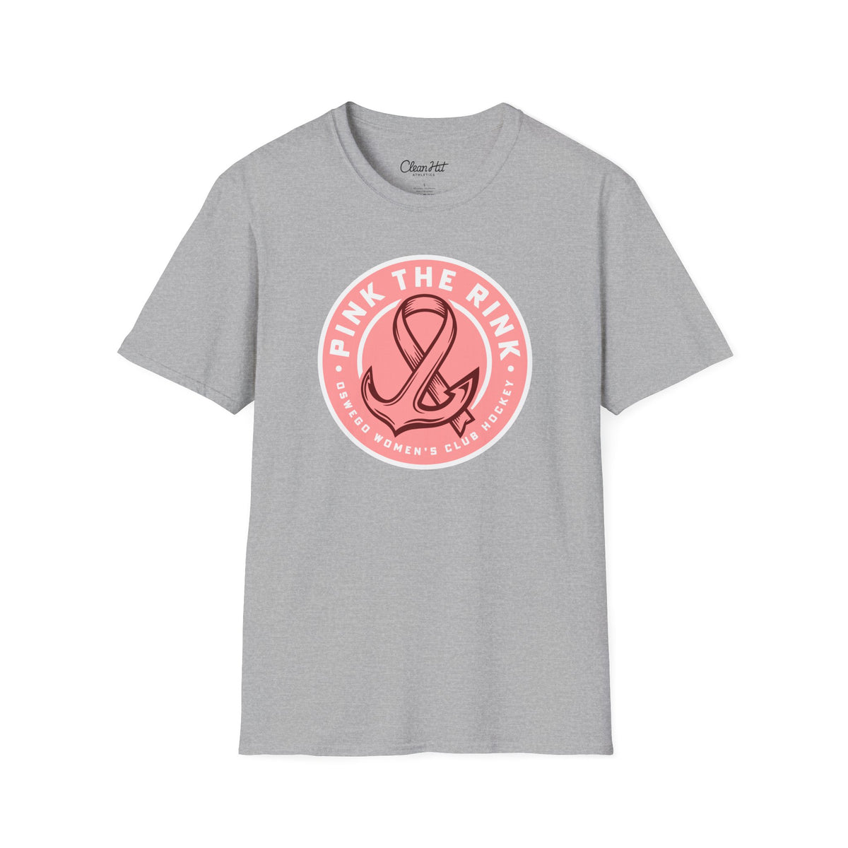 Oswego Women's Club Hockey Pink The Rink T-Shirt