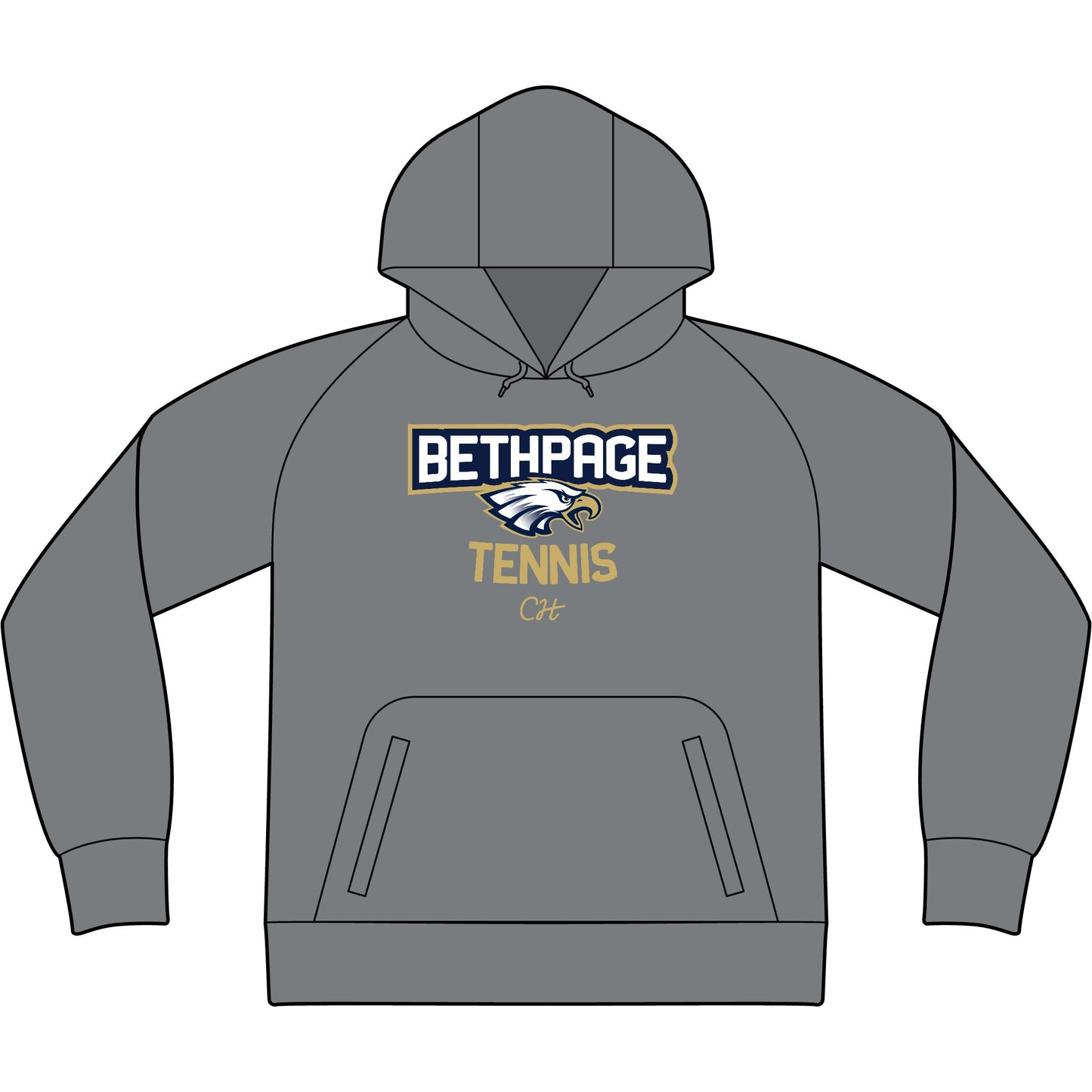 Bethpage Tennis Tech Fleece Hooded Sweatshirt - Arch