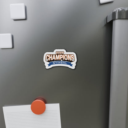 2026 NYIHSHL Champions Die-Cut Magnets