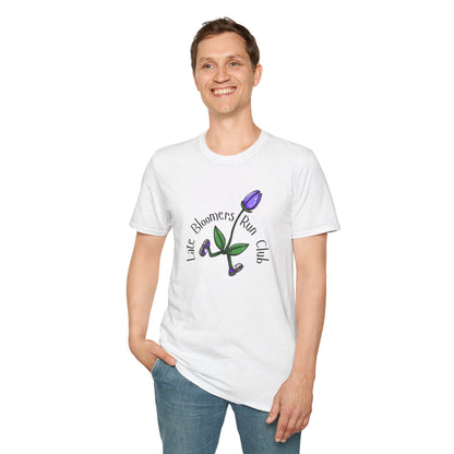 PT With JT Late Bloomers Run Club Unisex Softstyle T-Shirt