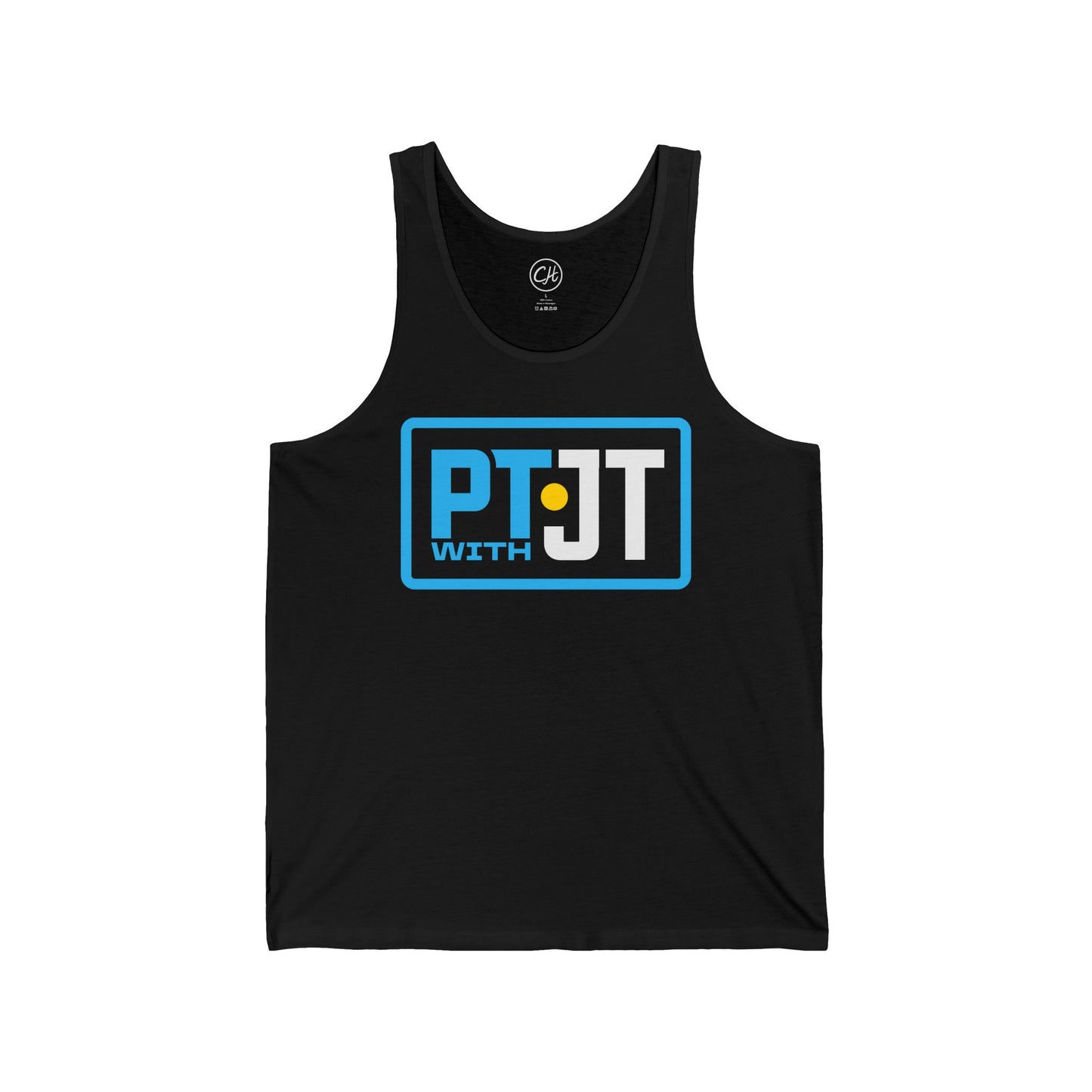 PT With JT - Logo Unisex Running Tank