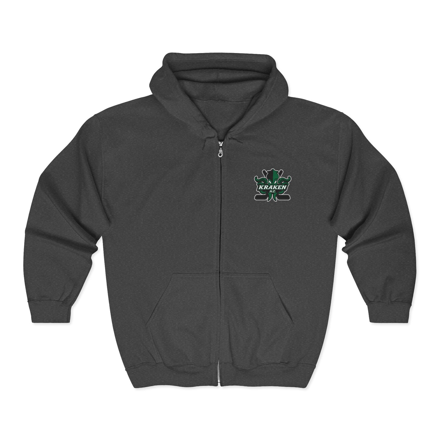 Kraken Heavy Blend™ Full Zip Hooded Sweatshirt