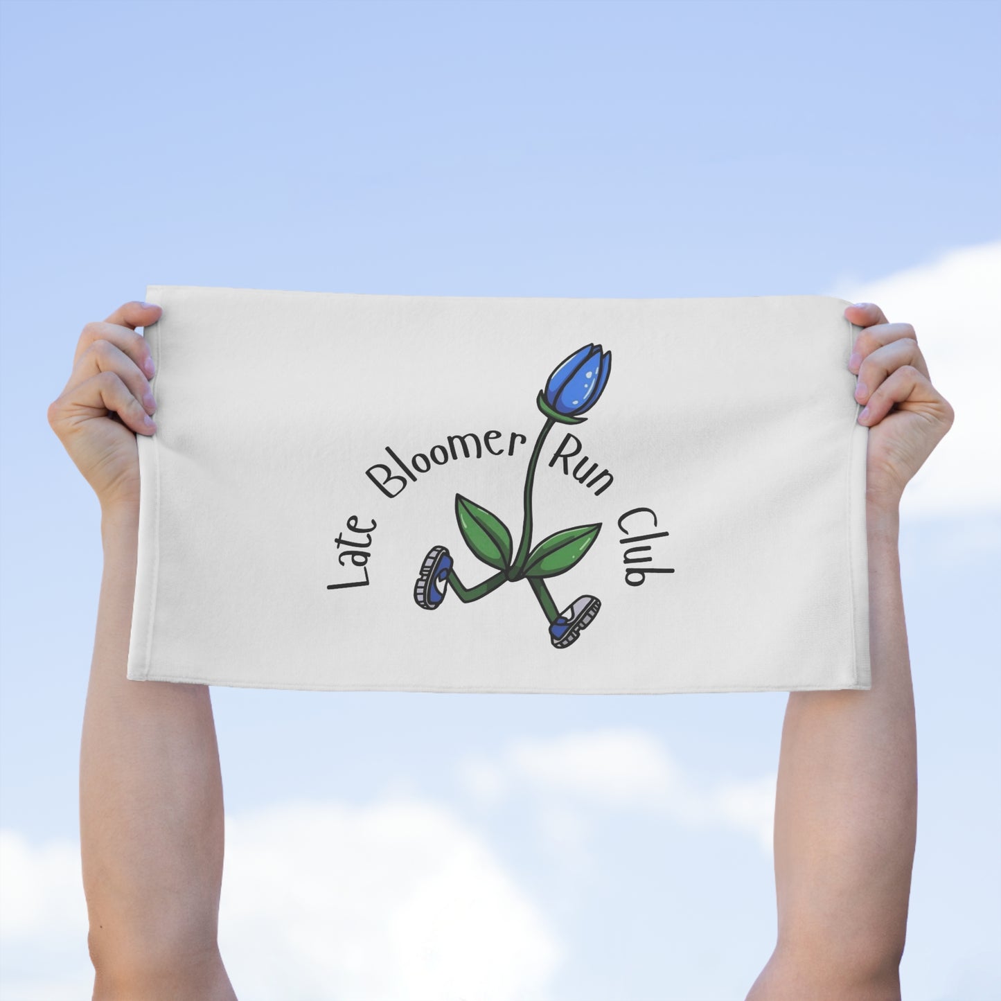 PT With JT - Late Bloomer Run Club Towel, 11x18