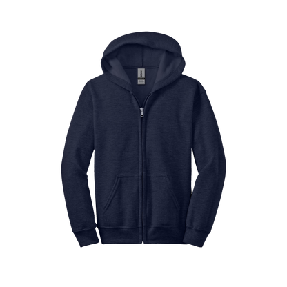 Youth Gildan 18600B Heavy Blend Zipped Hoodie
