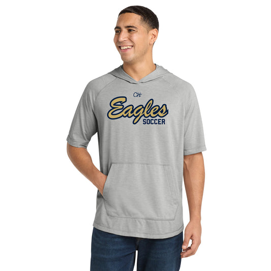 Bethpage Soccer Performance Short Sleeve Hoodie - Script