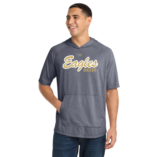 Bethpage Soccer Performance Short Sleeve Hoodie - Script