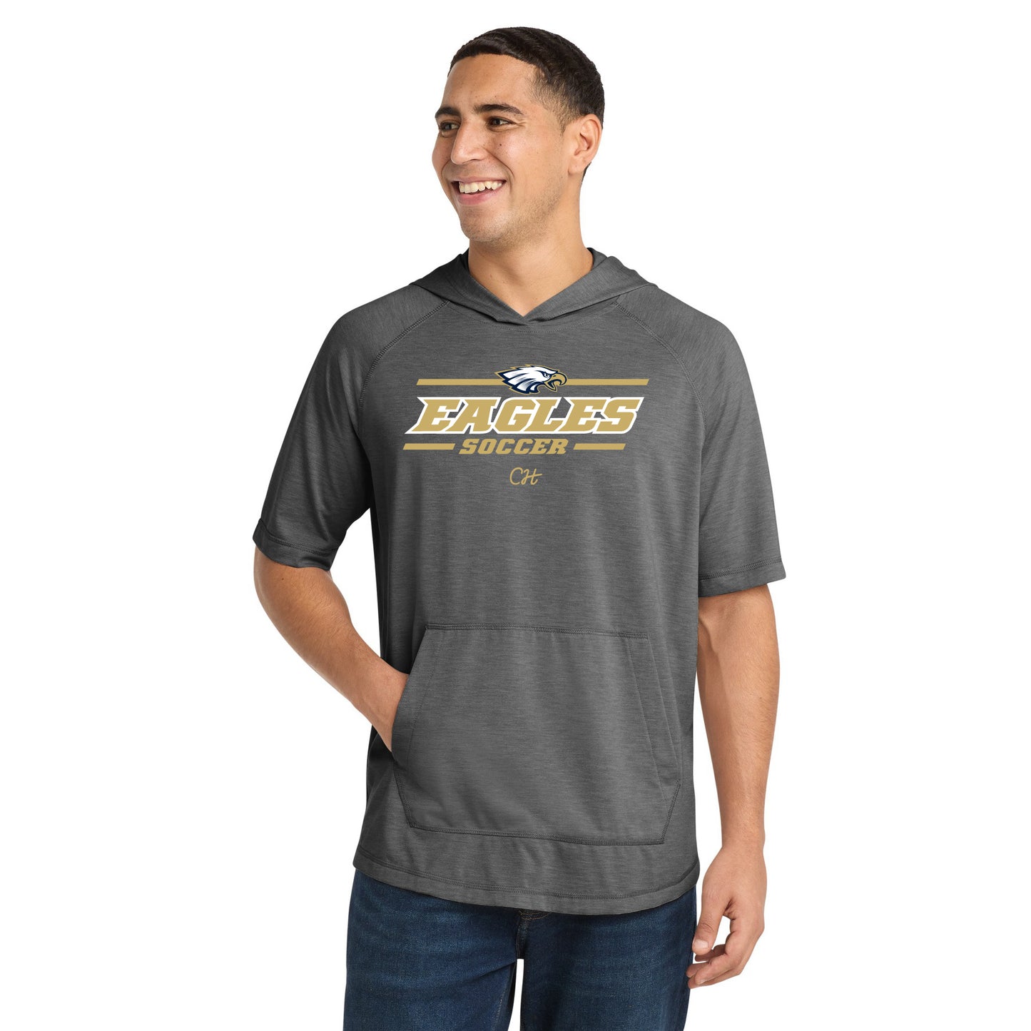Bethpage Soccer Performance Short Sleeve Hoodie - Athletic