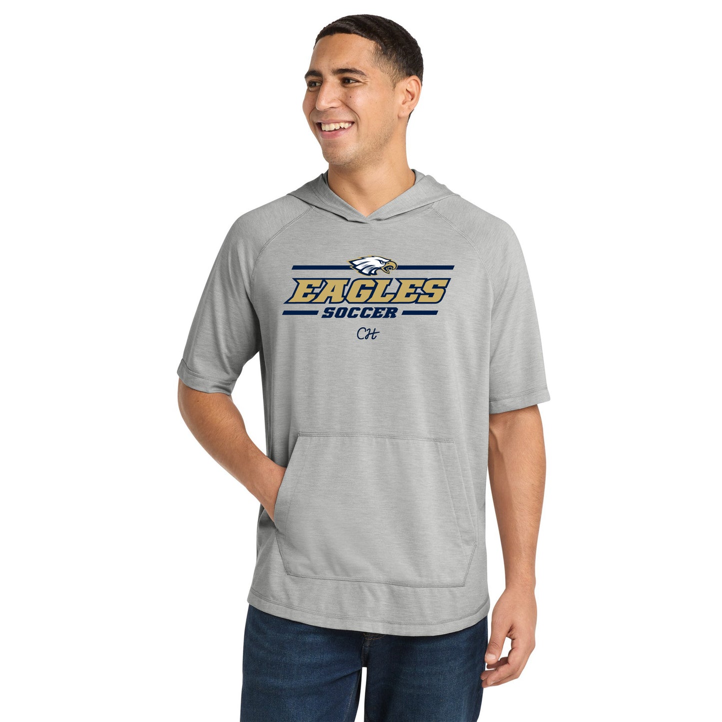 Bethpage Soccer Performance Short Sleeve Hoodie - Athletic