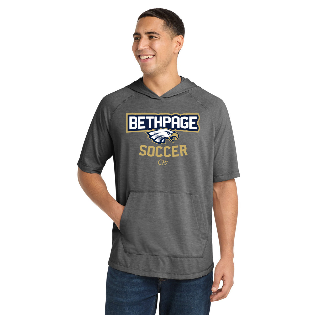 Bethpage Soccer Performance Short Sleeve Hoodie - Arch