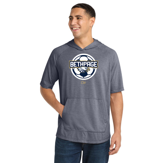 Bethpage Soccer Performance Short Sleeve Hoodie - Ball