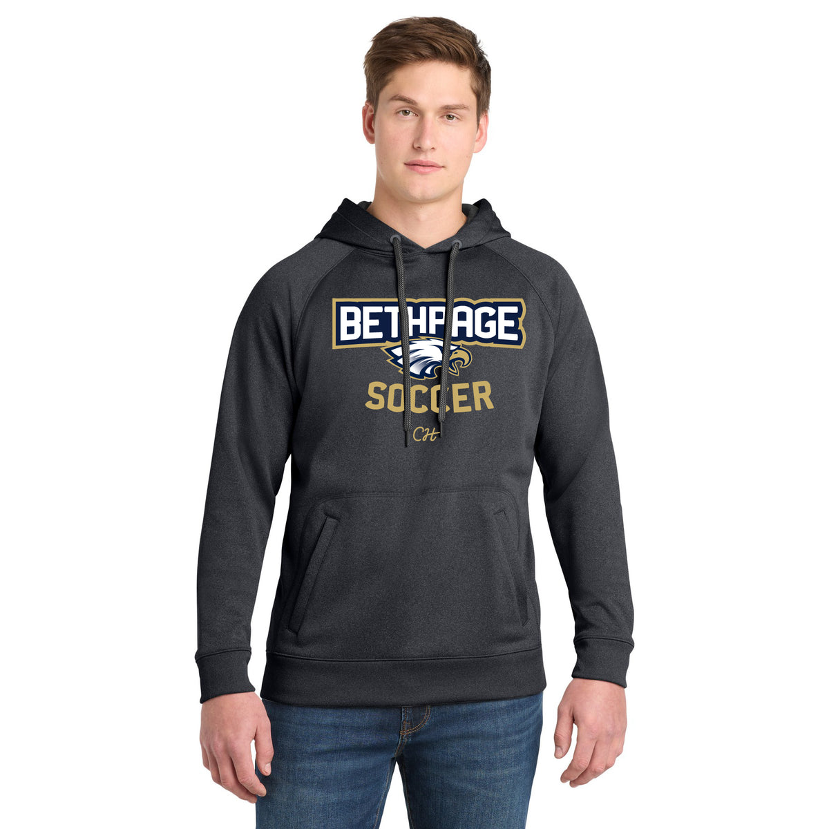 Bethpage Soccer Tech Fleece Hooded Sweatshirt - Arch