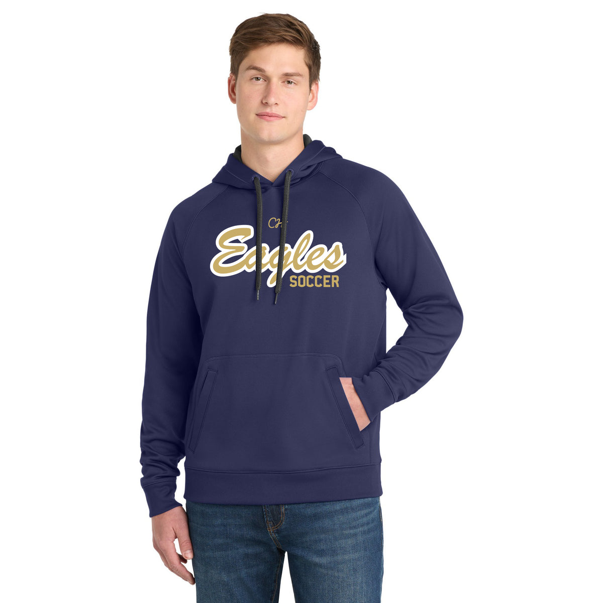 Bethpage Soccer Tech Fleece Hooded Sweatshirt - Script