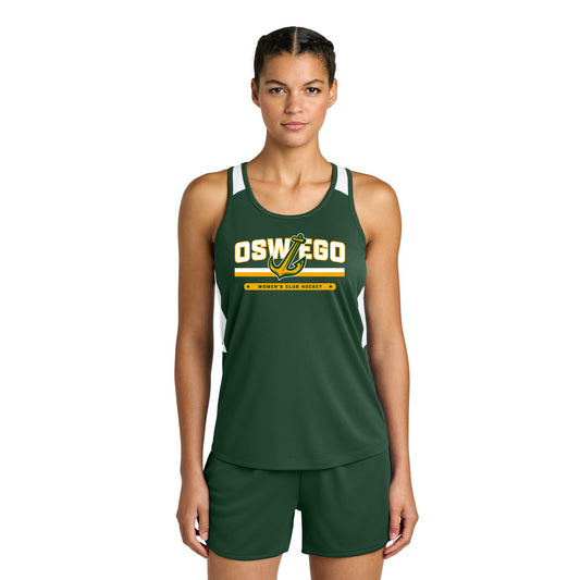 Oswego Women's Club Hockey Tank Top - Stripes