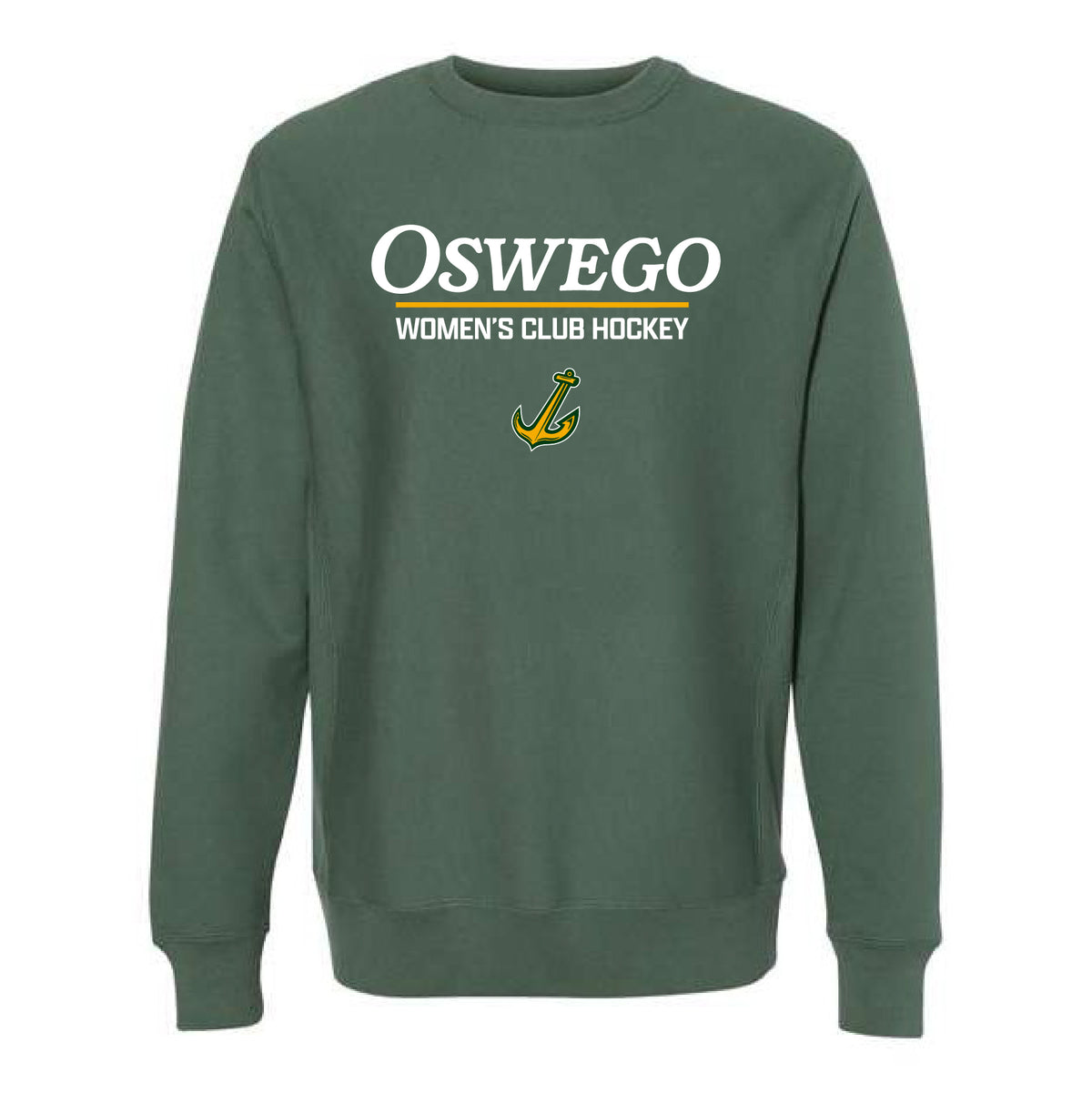 Oswego Women's Club Hockey Crewneck Sweatshirt - Old Style