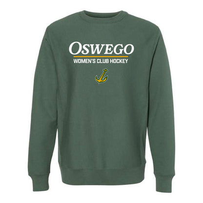 Oswego Women's Club Hockey Crewneck Sweatshirt - Old Style