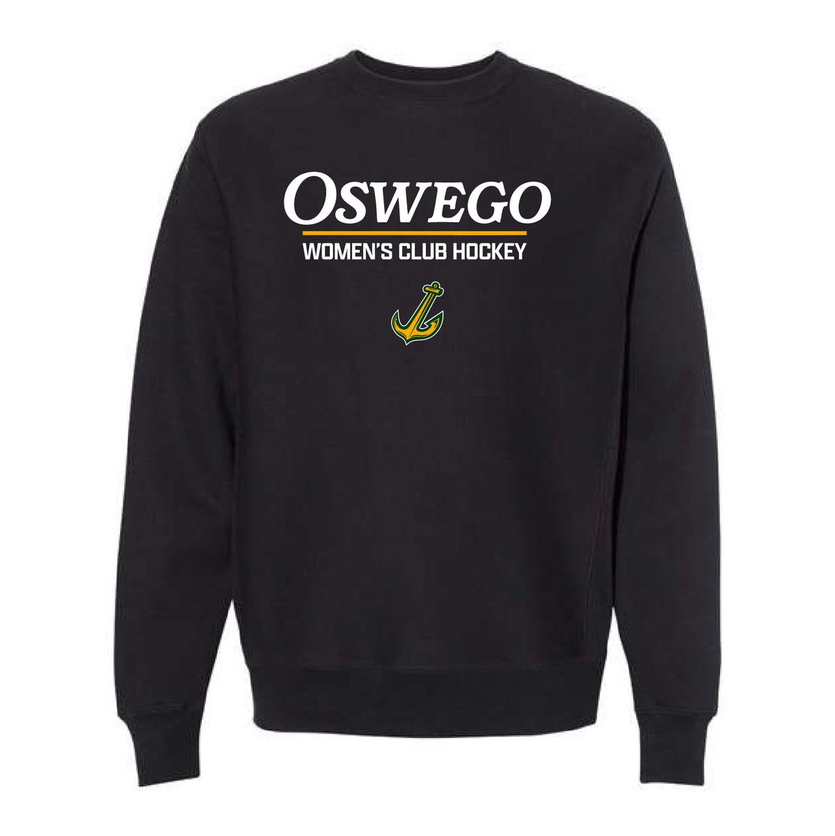 Oswego Women's Club Hockey Crewneck Sweatshirt - Old Style