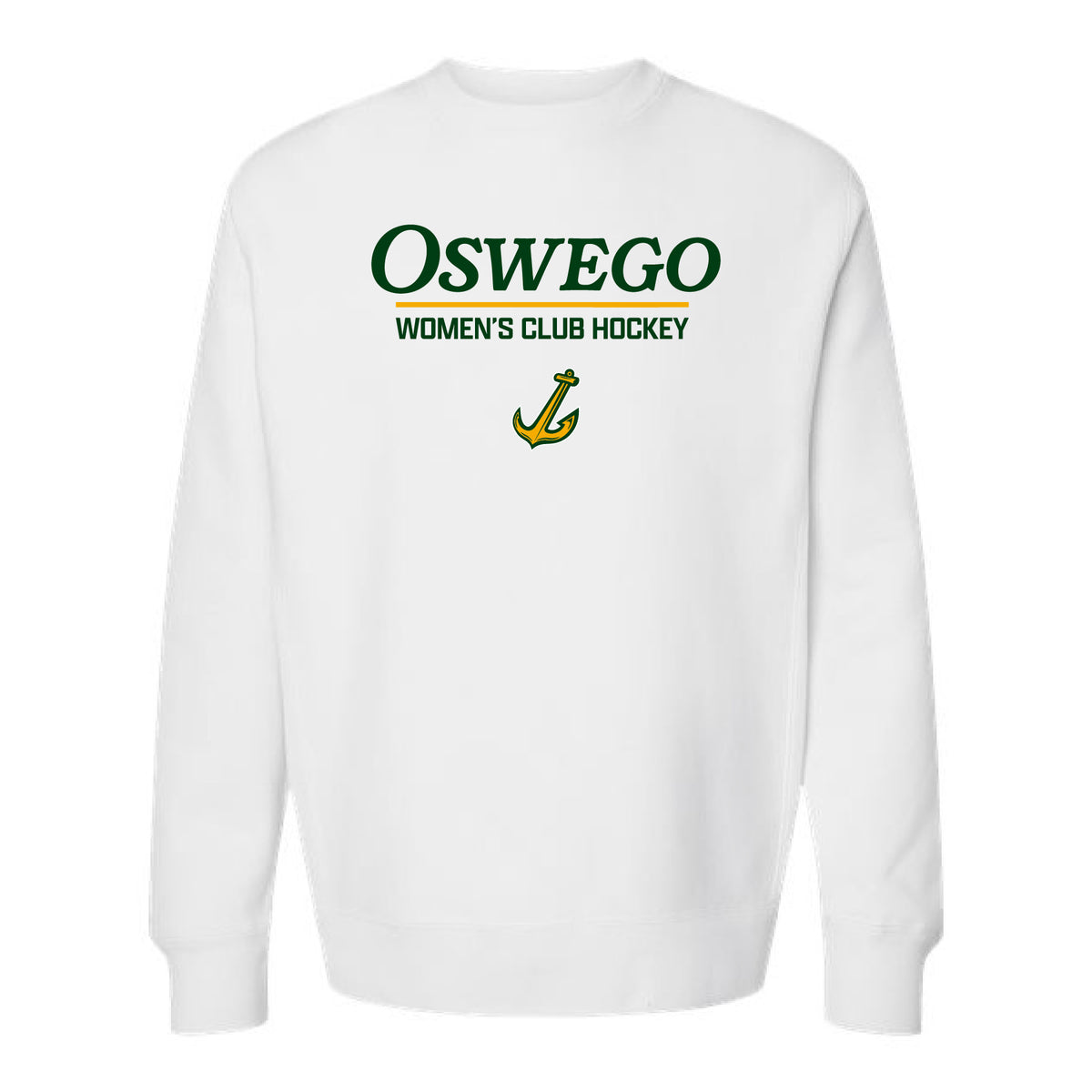 Oswego Women's Club Hockey Crewneck Sweatshirt - Old Style