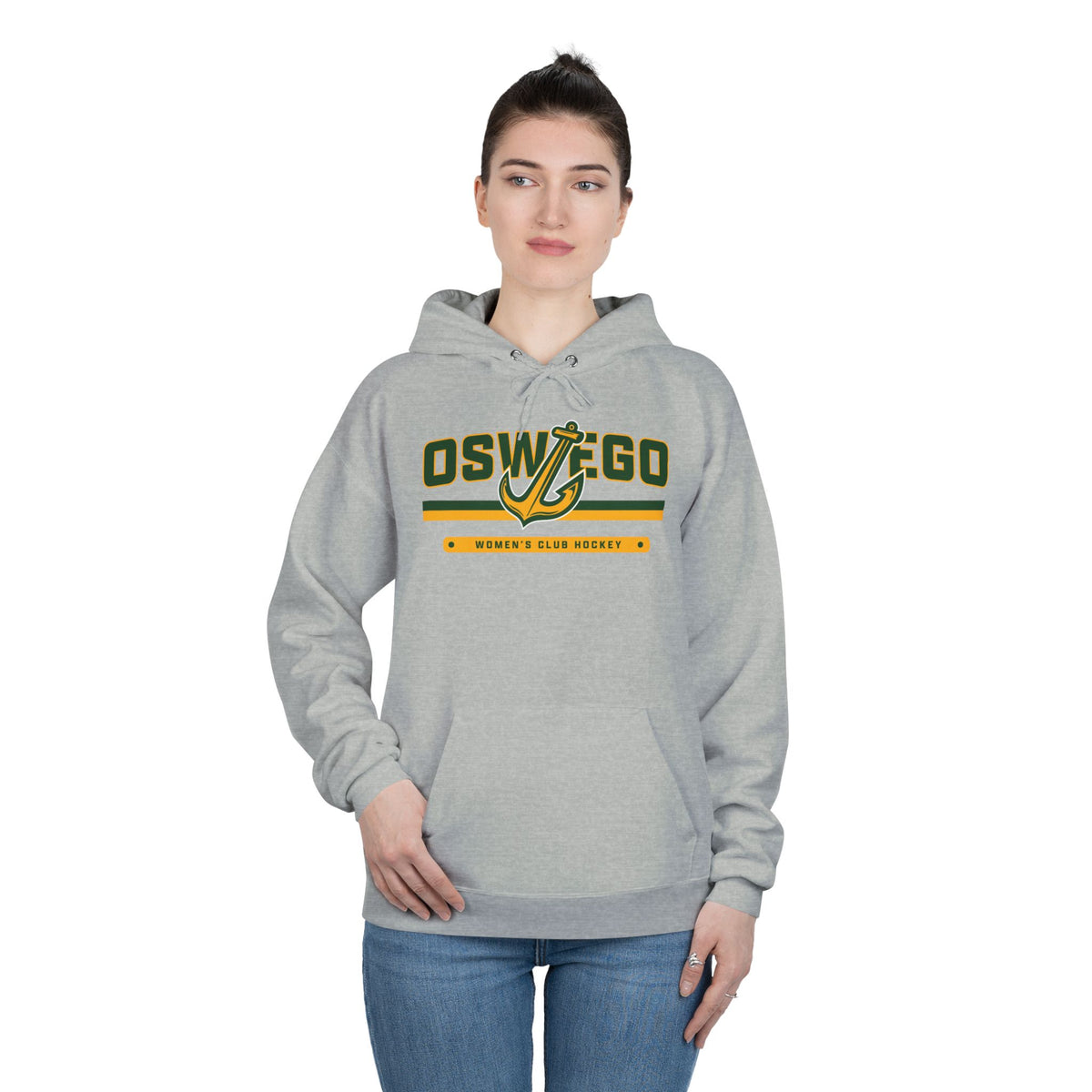 Oswego Women's Club Hockey Hoodie - Stripes