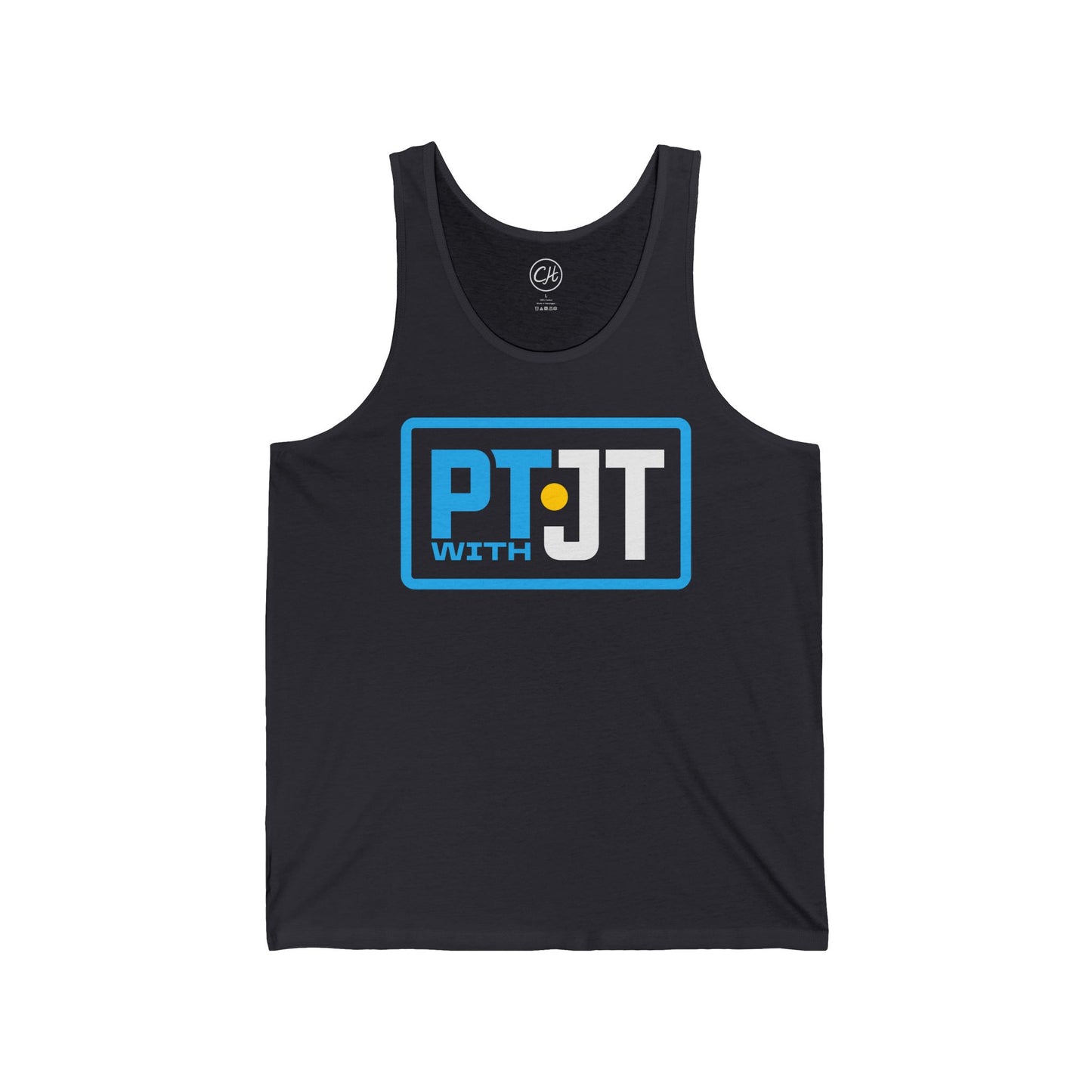 PT With JT - Logo Unisex Running Tank