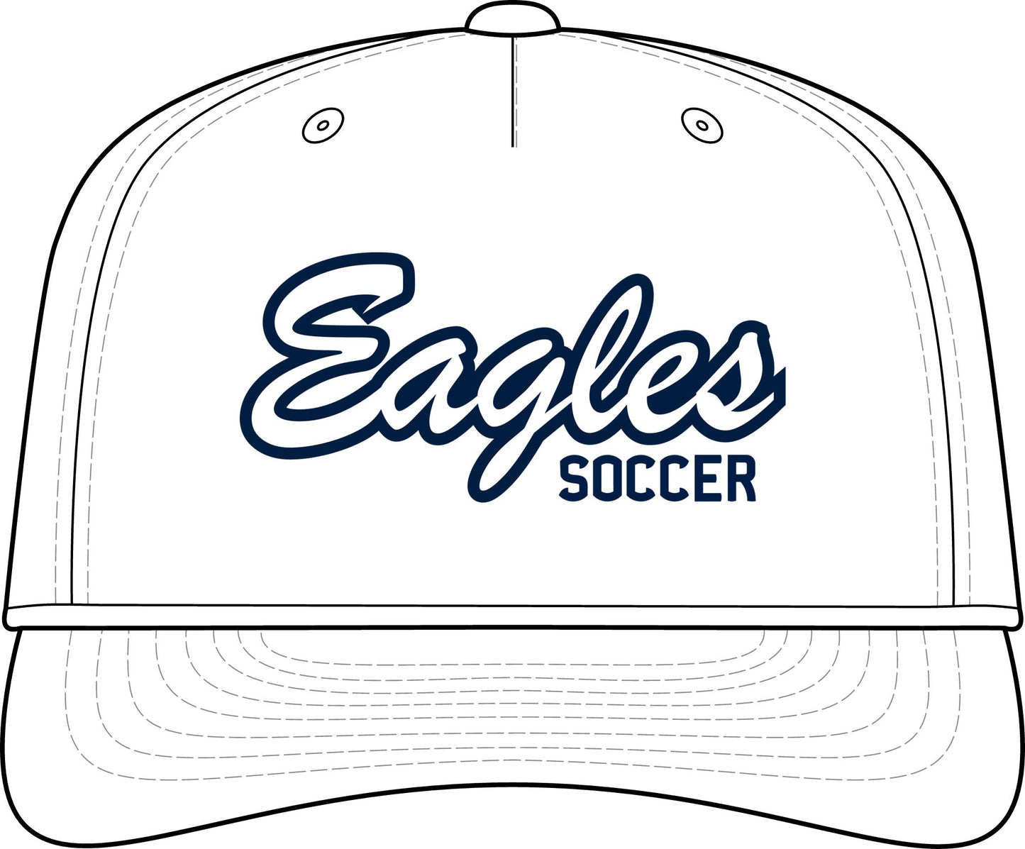 Bethpage Soccer Performance Rope Cap - Script