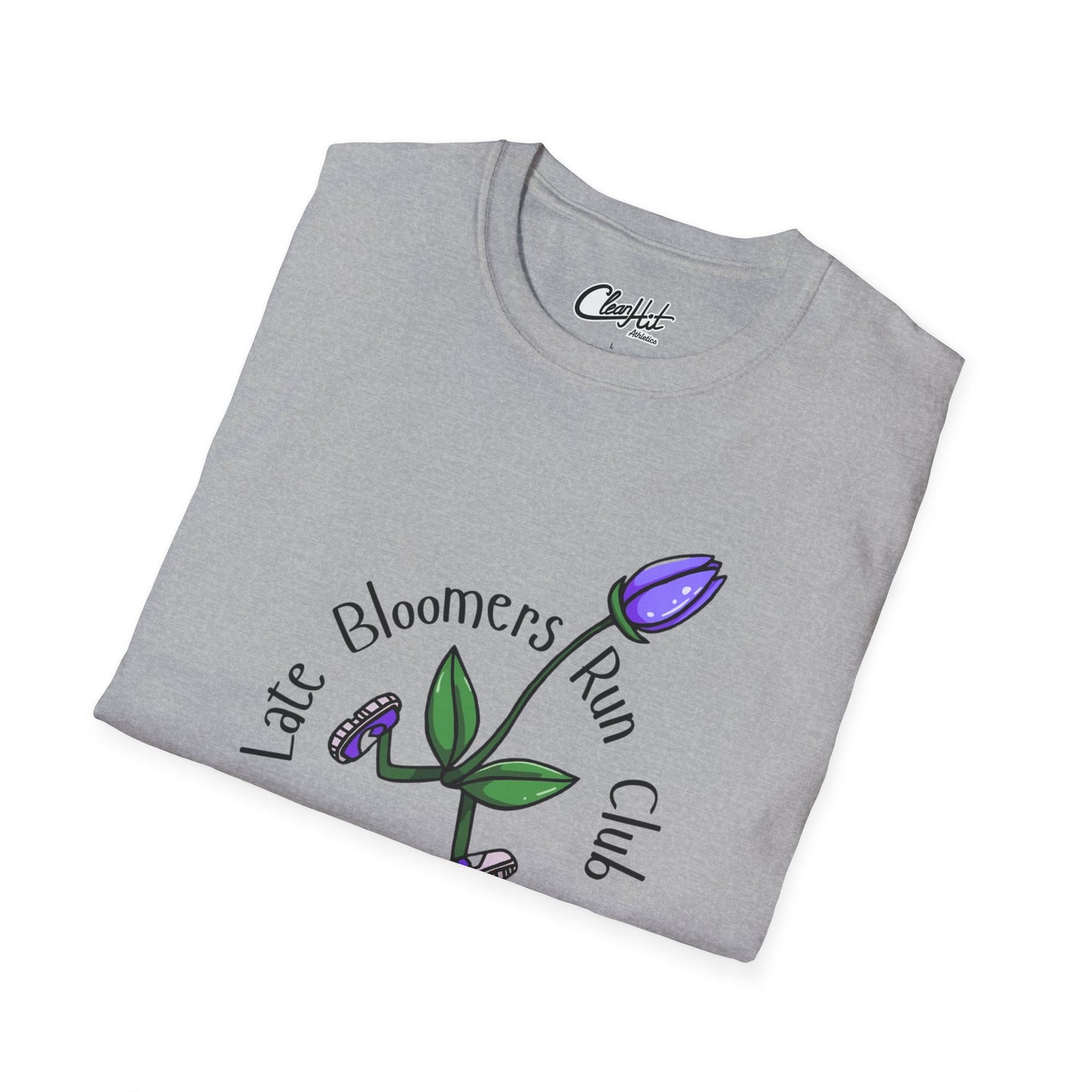 PT With JT Late Bloomers Run Club Unisex Softstyle T-Shirt
