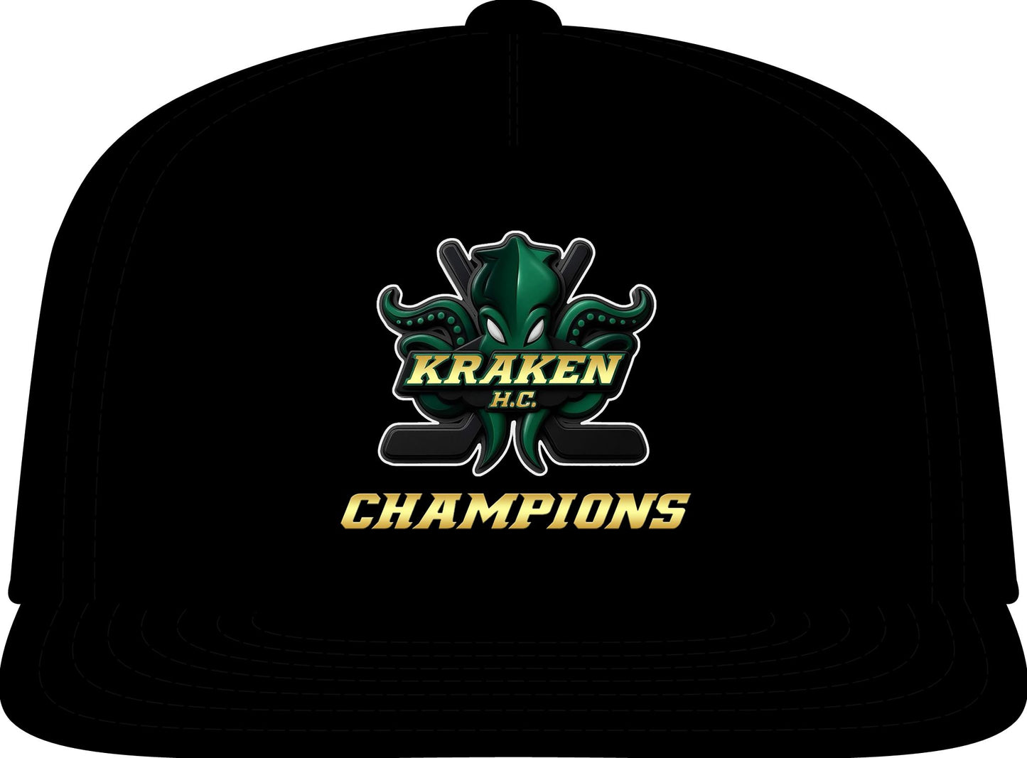 Kraken H.C. Champions Snapback Cap — Hockey Team Hat