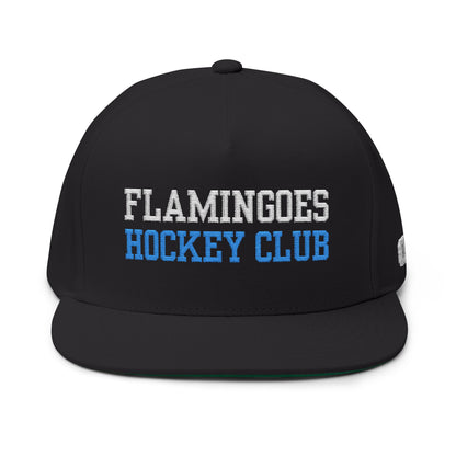 Flamingoes Flat Brim Hat (Custom)