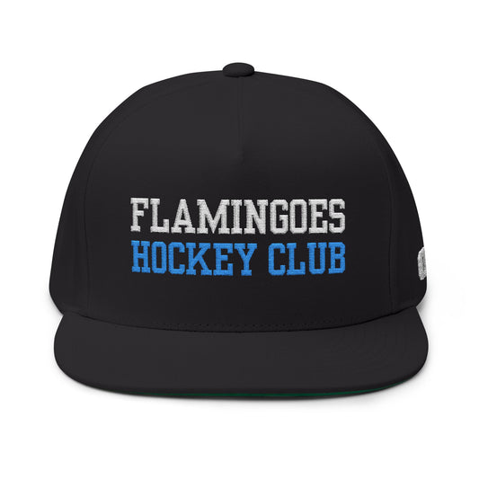 Flamingoes Flat Brim Hat (Custom)