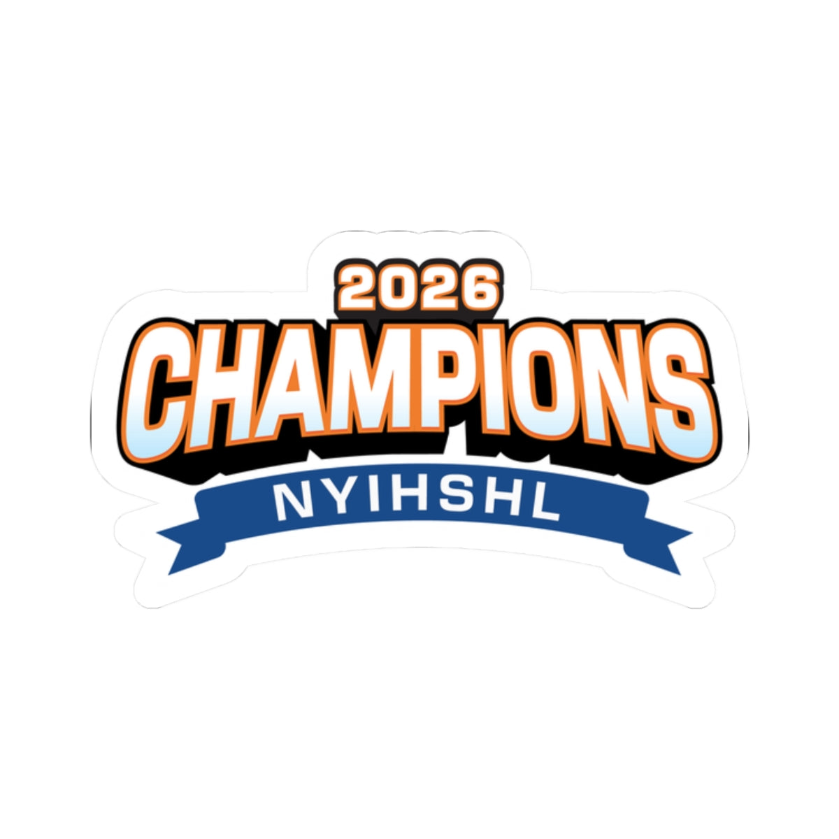2026 NYIHSHL Champions — Long Beach Stickers
