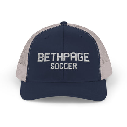 Bethpage Soccer Trucker Cap - Wordmark