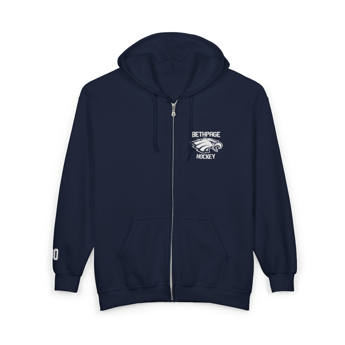 Bethpage Hockey Full Zip Hooded Sweatshirt
