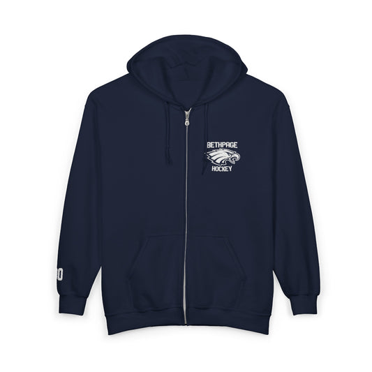 Bethpage Hockey Full Zip Hooded Sweatshirt