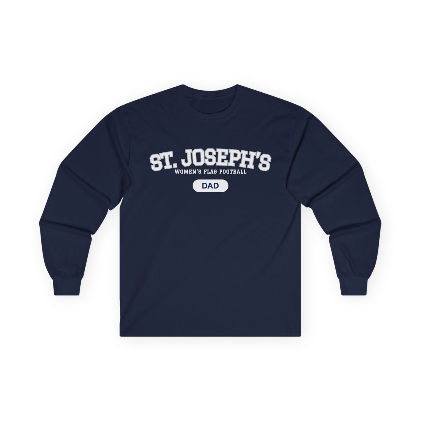 SJBK Varsity DAD Long Sleeve Cotton Tee