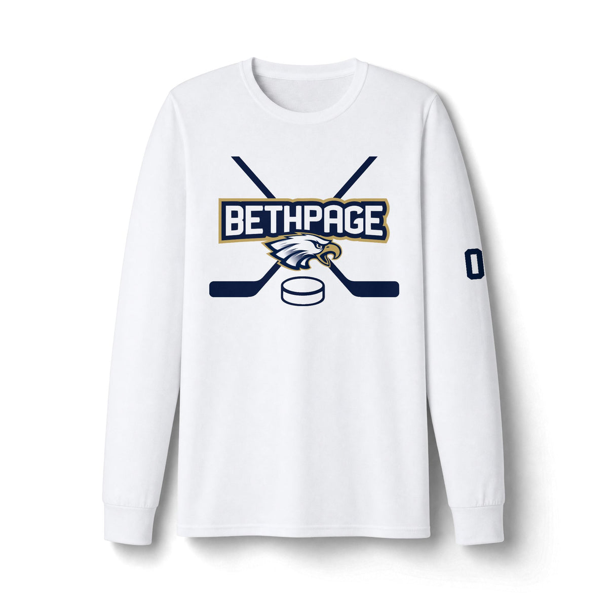 Bethpage Hockey Dri-Fit Long Sleeve T-Shirt - Puck (Custom)