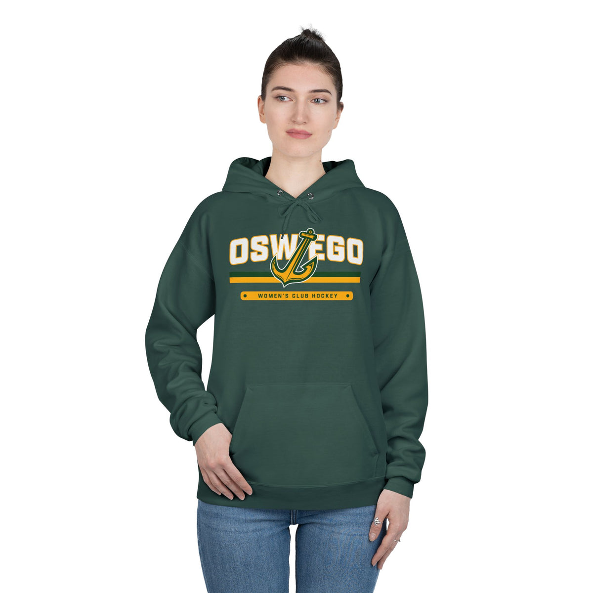 Oswego Women's Club Hockey Hoodie - Stripes