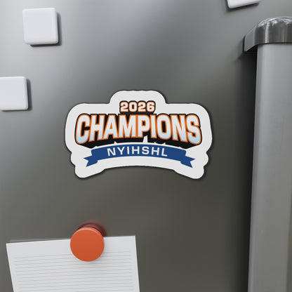 2026 NYIHSHL Champions Die-Cut Magnets