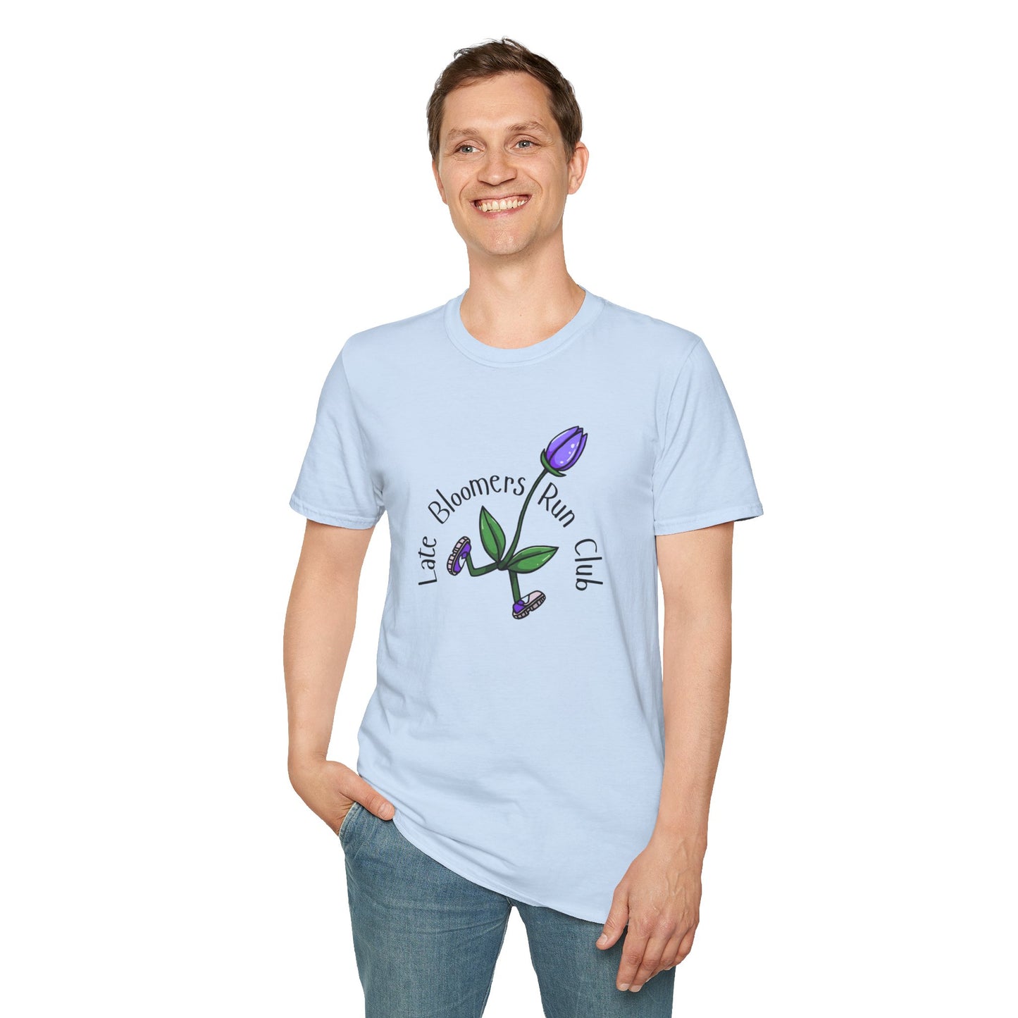 PT With JT Late Bloomers Run Club Unisex Softstyle T-Shirt