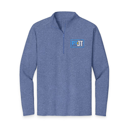 PT With JT Logo Sport-Wick® Stretch Quarter-Zip Pullover