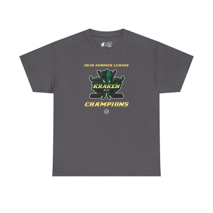 Kraken H.C. Champions Tee — 2026 Summer League Hockey Team Shirt