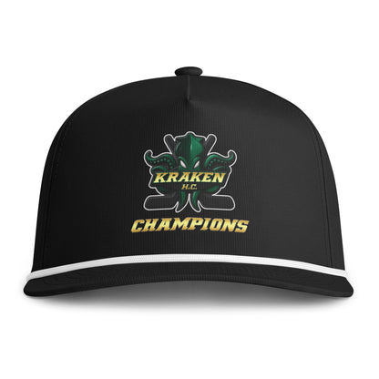 Kraken HC Champions Rope Cap – Sunwashed Snapback Hat