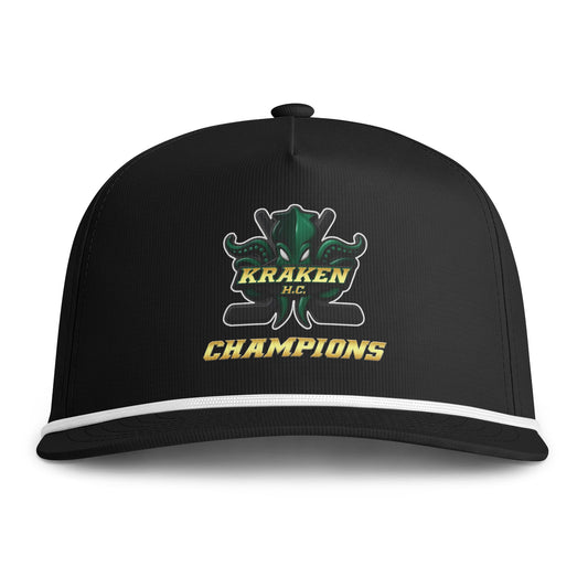 Kraken HC Champions Rope Cap – Sunwashed Snapback Hat