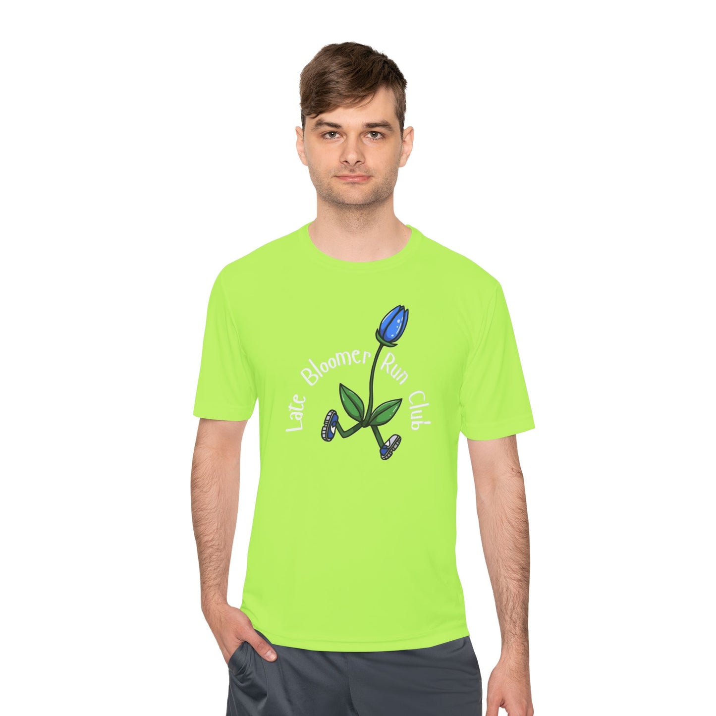 PT With JT - Washington State Late Bloomer Run Club Unisex Moisture Wicking Tee